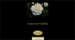 Desktop Screenshot of garten-der-gefuehle.com