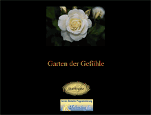 Tablet Screenshot of garten-der-gefuehle.com
